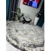 Ковер в гостиную дизайн 08 Серый Круг