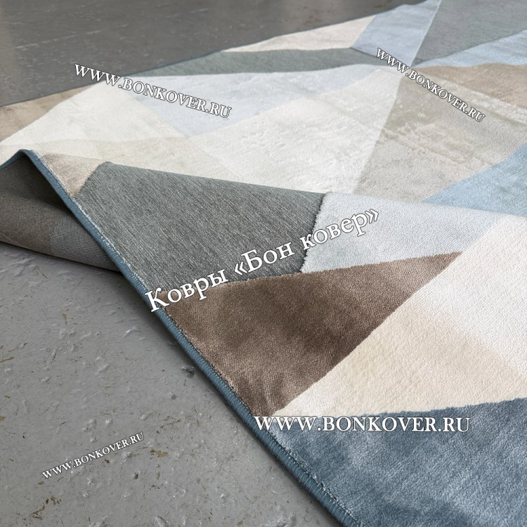 Геометрический Ковер Из Вискозы Дизайн 21617